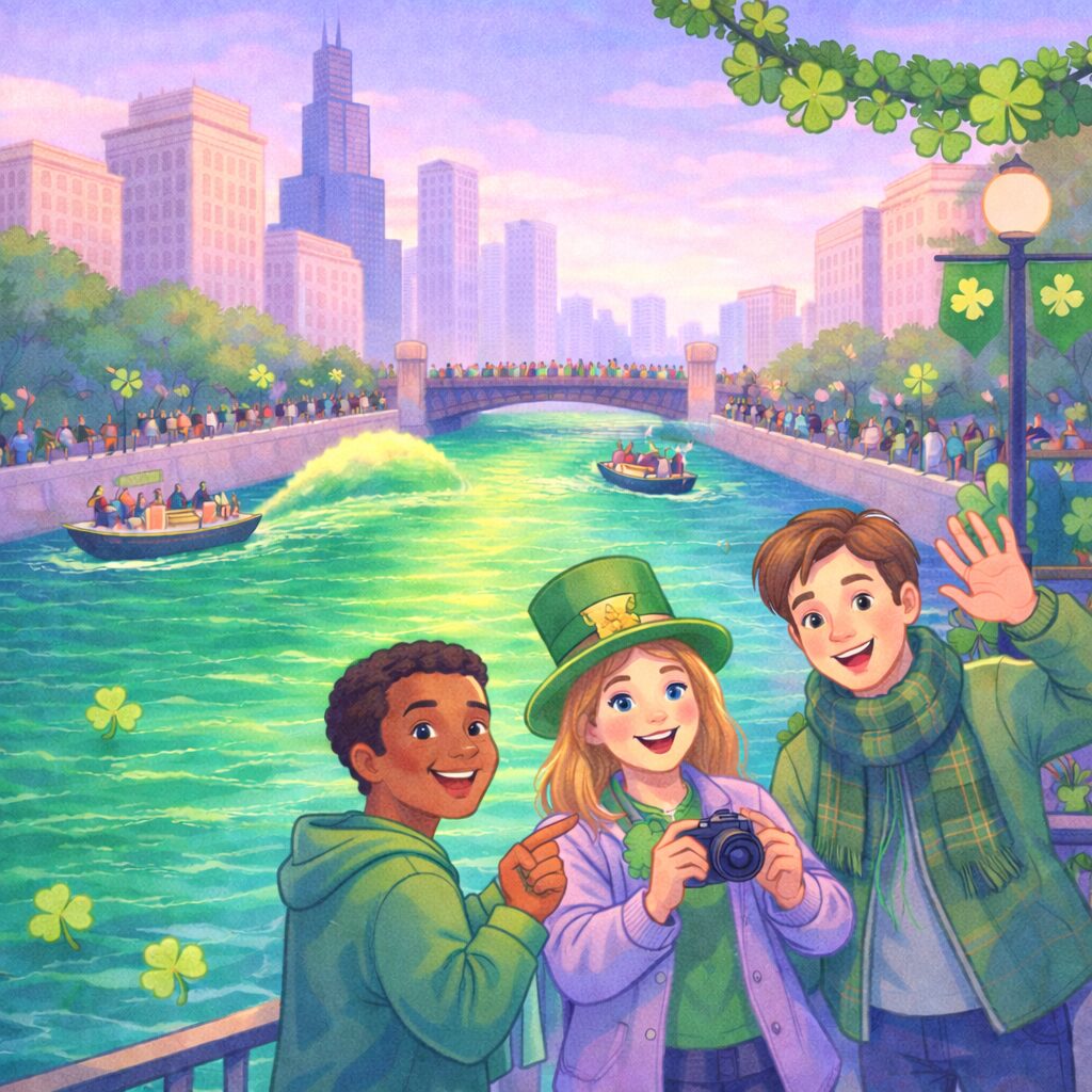 Chicago’s St. Patrick’s Day Tradition: The Emerald River – ESL Lesson Plan